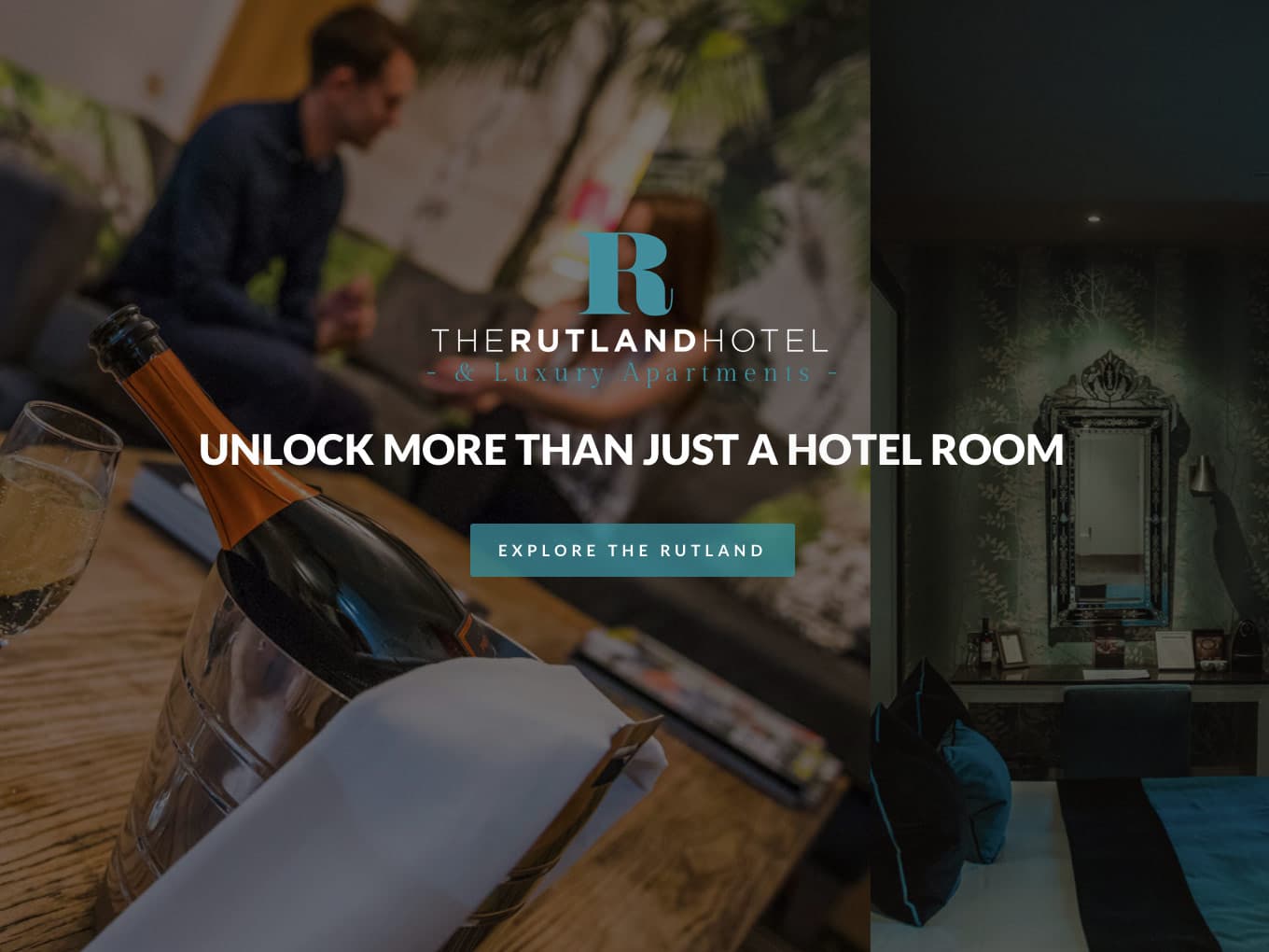 The rutland hotel website design