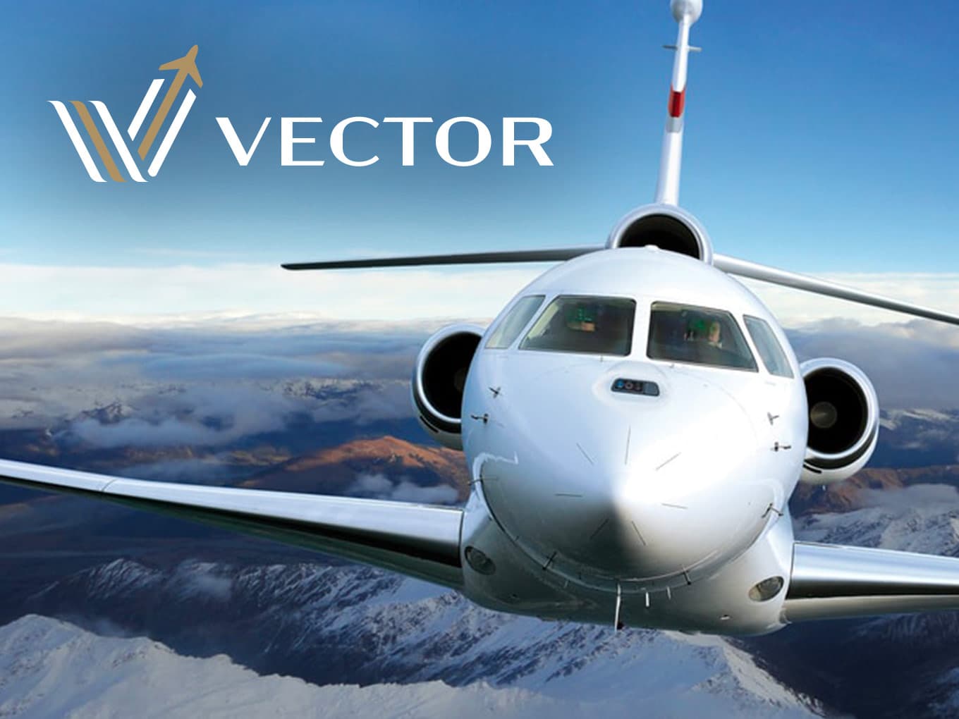 Private Jet Vector Exec Website Design