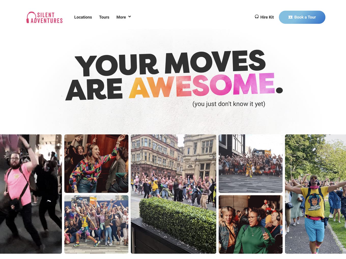 Silent Adventures, great tourism and tour operator website design